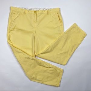 TALBOTS Yellow Girlfriend Chino Pants - Size 16